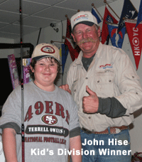 Click photo to enlarge! John Hise - Winner of Kid's Division